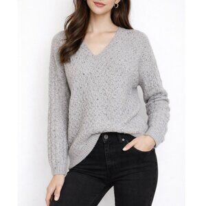 NWT VINCE Wool Cable Knit Sweater, Small, Luxe, Warm & Essential Wardrobe Staple
